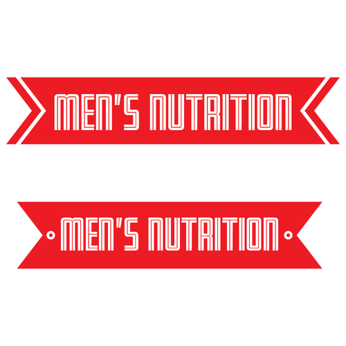 Improvement logo with the title 'Strong and competitive logo for men's health site.'