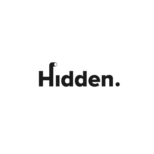 HIDDEN JEANS - Negative Space Logo