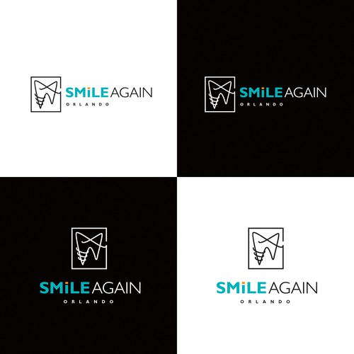 Logo with the title 'SmileAgain'