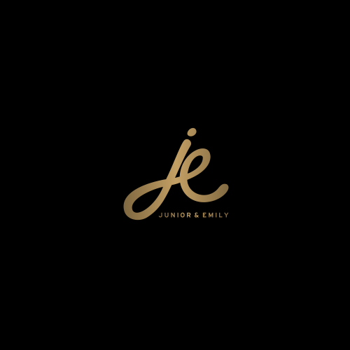 Strong logo with the title 'Logo concept for an Athlete Brand named JE for Junior & Emily'
