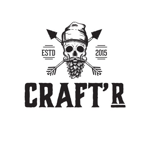 Arrow logo with the title 'Logo for Beer Company'