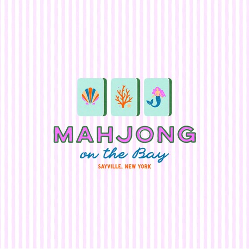 Design with the title 'Logo Concept for Mahjong on the Bay'