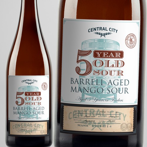 Beer label with the title 'beer label'