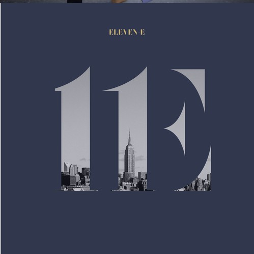 New York logo with the title 'A logo for 11E brand lifestyle'