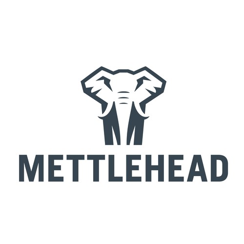 M design with the title 'Strong logo for METTLEHEAD '
