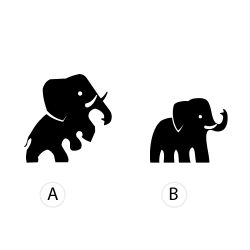 Silhouette artwork with the title 'Illustration or graphics for a company'