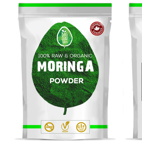 Raw design with the title 'VEGAN SUPERFOOD POWER PROTEIN package design'
