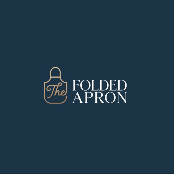 Apron logo with the title 'Simple logo design'