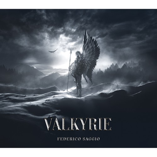Nordic design with the title ''Valkyrie' book cover'