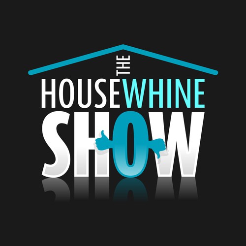 Thumbs up design with the title 'The Housewhine SHOW'