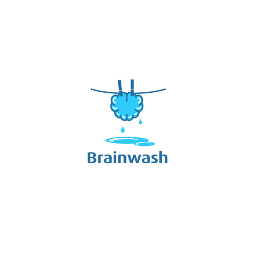 Therapy logo with the title 'brainwash'