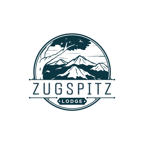 Lodge design with the title 'Zugspitz Lodge'