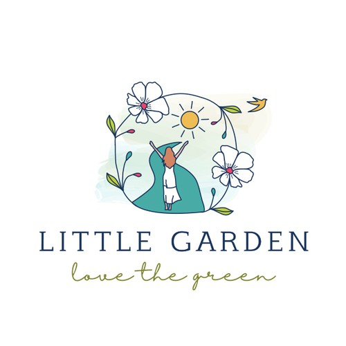 Cheerful design with the title 'Cheerful logo design for a landscaping business.'