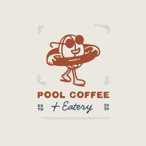 Design with the title 'Logo for a coffee shop'