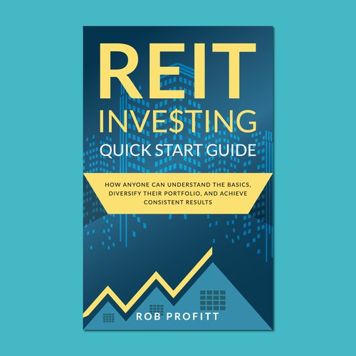 Real estate book cover with the title 'Book Cover for Real Estate Investment'