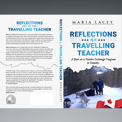 Travel book cover with the title 'book cover design'