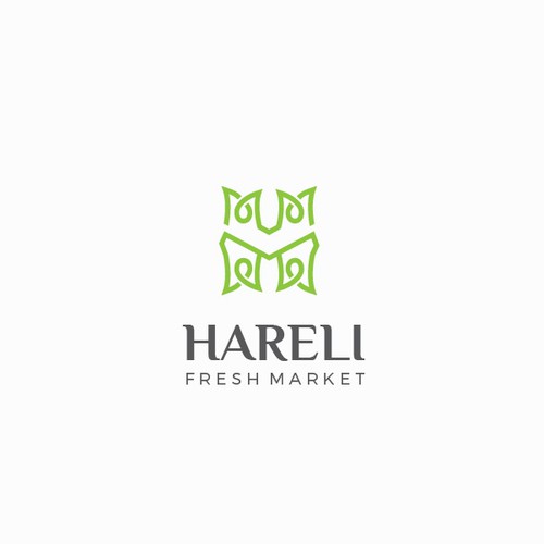 Flower design with the title 'Organic Logo'