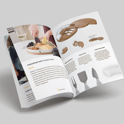 Interior decoration design with the title 'Brochure Concept'