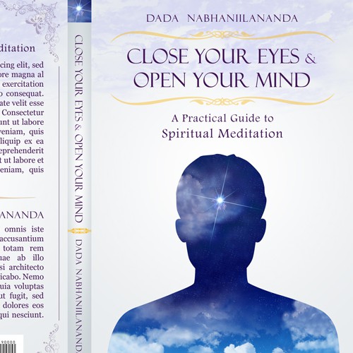 Classic book cover with the title 'Close Your Eyes And Open Your Mind'