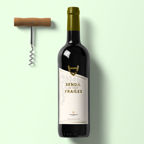 Wine packaging with the title 'Wine Labels'