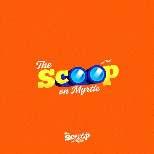 Social media logo with the title 'Scoop on Myrtle'