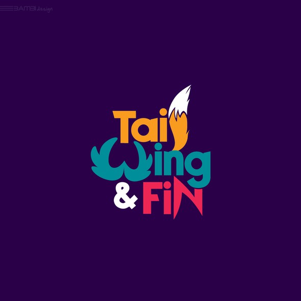 Eye-catching logo with the title 'Pet store logo design'