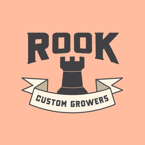 Bishop logo with the title 'Craft Beer aesthetic for Rook Cannabis Growers'