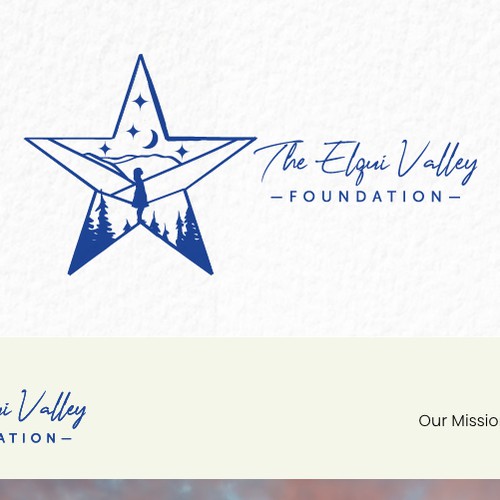 Stationery brand with the title 'Logotipo para Fundación'