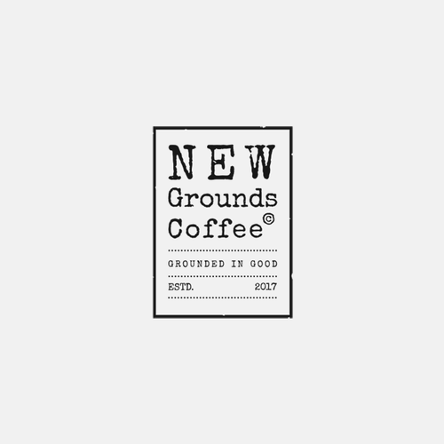 Modern vintage logo with the title 'Logo for coffee brand.'