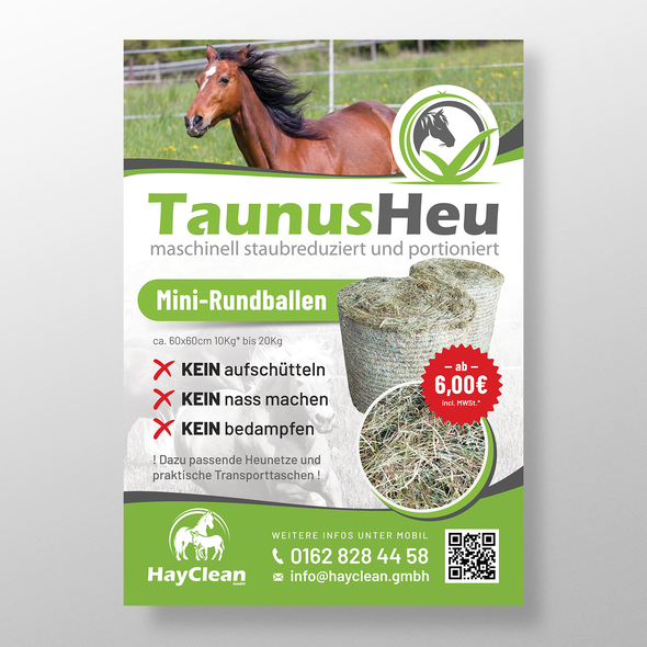 Design with the title 'HayClean GmbH'