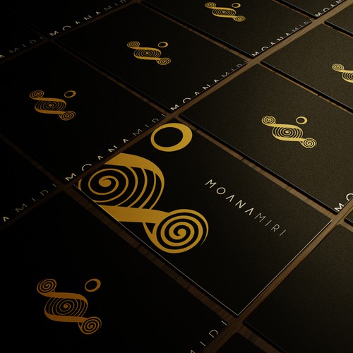 Premium logo with the title 'Moana Miri'