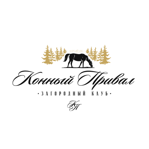 Horse riding logo with the title 'Logo design for modern countryside club with Equestrian soul in Central Russia'