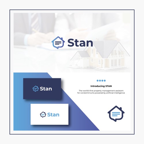 Messaging design with the title 'STAN'