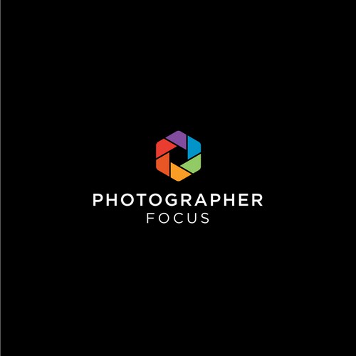 Focus logo with the title 'Minimalist Logo for Photographer Focus'
