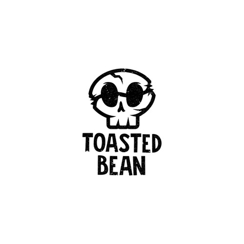 Bean logo with the title 'The Toasted Bean'