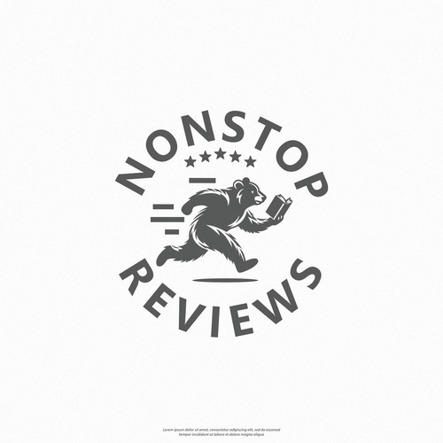 Review design with the title 'Nonstop Reviews'