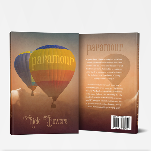 Textured design with the title 'Love Story - Paramour'