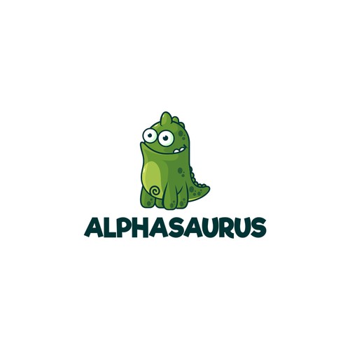 Dinosaur logo with the title 'Alphasaurus rawr!!'