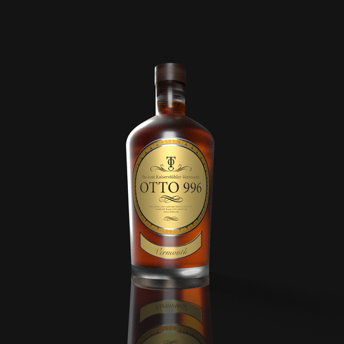 3D label with the title 'Vermouth'