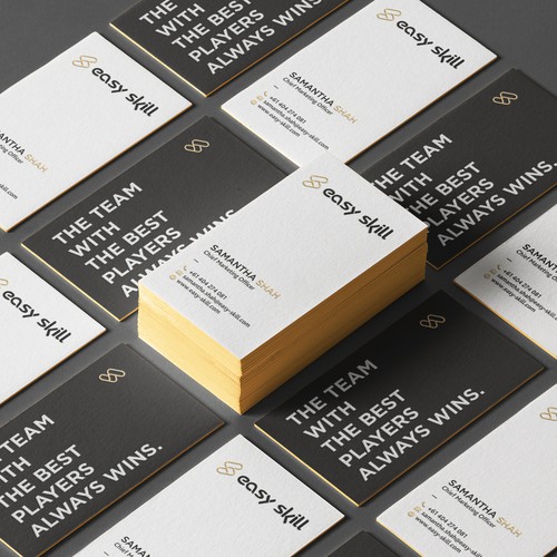 Letterpress design with the title 'Business card'