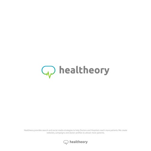 Drummer logo with the title 'Healtheory logo'