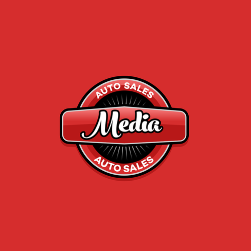 Car logo with the title 'Media Auto Sales'