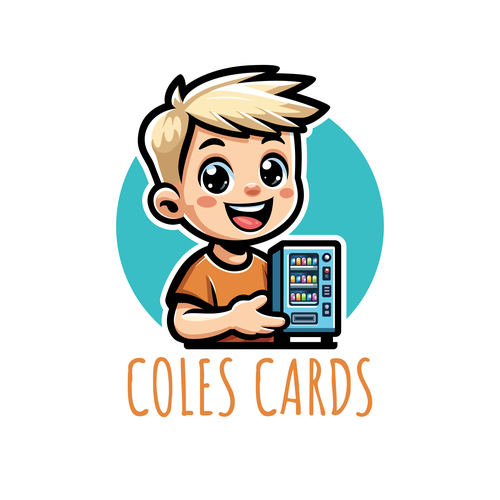 Vending logo with the title 'Logo concept for a vending machine business'