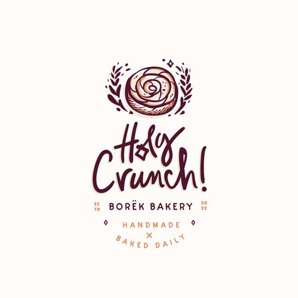 Turkish design with the title 'Holy Crunch Logo'