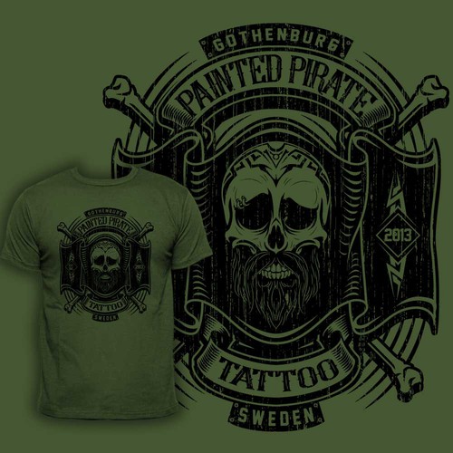 Pirate T-shirt Design Graphic by mitoncrr · Creative Fabrica