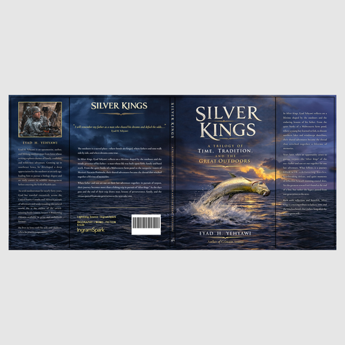 Classic book cover with the title 'Awsome book with powerfull design'