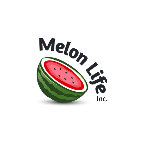 Grocery logo with the title 'Logo for Melon Life'