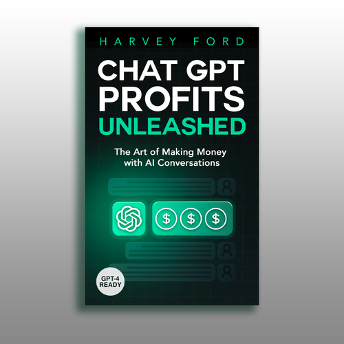 Futuristic book cover with the title 'E-book cover'