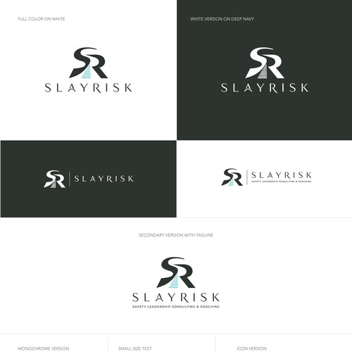 Word art logo with the title 'Modern logo for a risk management consultancy in outdoor and experiential education'