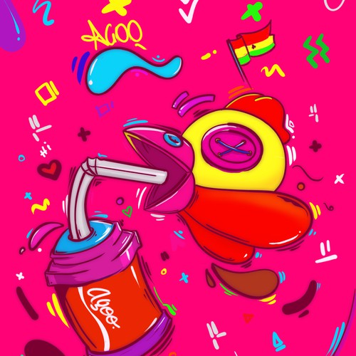 Doodle artwork with the title 'Agoo Doodle'